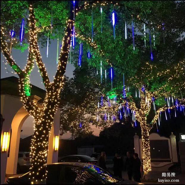 北京楼顶夜景照明施工安装北京节日灯饰照明