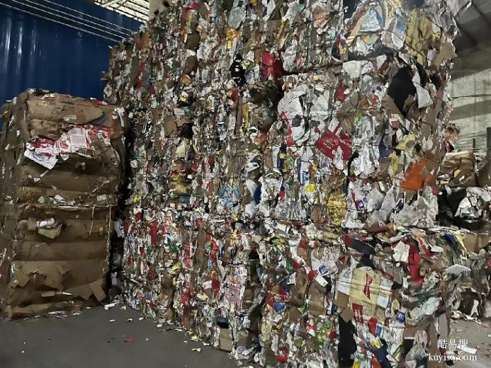 废纸回收站,大型回收废纸报价及图片