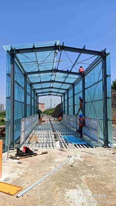 工地项目部板房安装建筑工程钢结构门头设计焊接