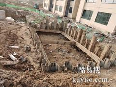 北京顺义区雨水收集池基坑专业打拔拉森钢板桩