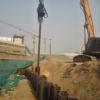 北京打钢板桩管廊化粪池污水池基坑打拉森钢板桩