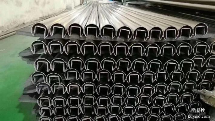 拉丝黑钛不锈钢凹槽管出售不锈钢凹槽管图片