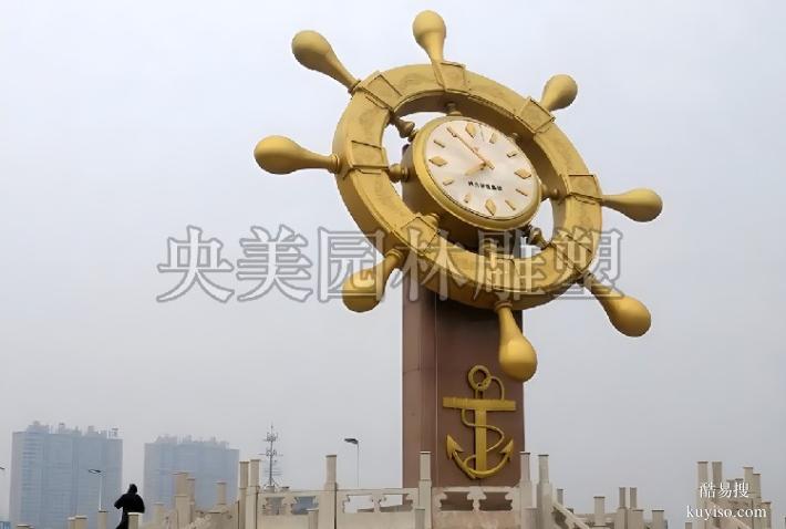 船锚的雕塑中国广场,船舵船锚雕塑