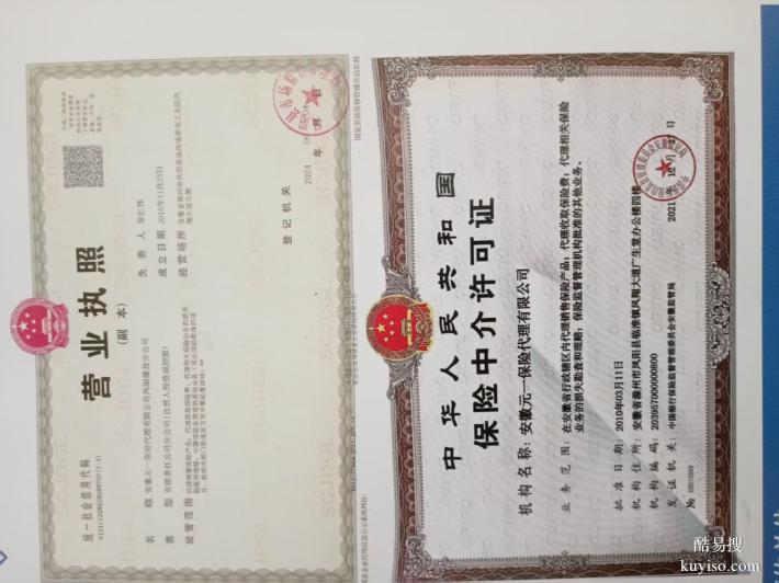 鳳陽濠投元一保xian分公司正式成立
