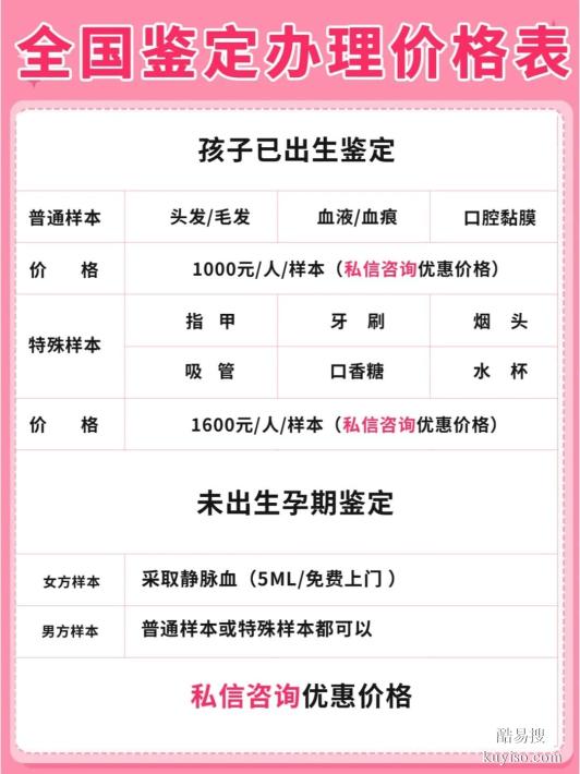 揭秘鹽城親子關(guān)系鑒定價(jià)格區(qū)間！司法個(gè)人用途差別詳解