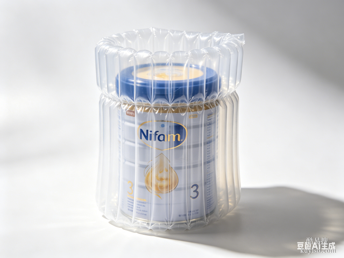 奶粉罐專(zhuān)用氣柱袋母嬰用品快遞防震防摔緩沖充氣袋
