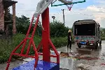 邵阳县地埋蓝球架蓝球架销售