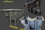 天津制作防浪石模具安装扭王字块模具通用防浪块模具