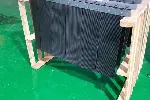 煤矿电厂导料槽阻尼防尘帘钢板固定，尺寸定做