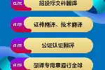 出国专业资料翻译服务