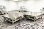大型机器底座支架空气弹簧隔振模块不锈钢加工